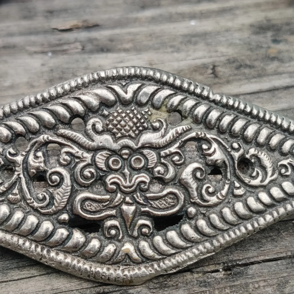 🐉 Old Vintage Tibetan Dragon Hair Clip